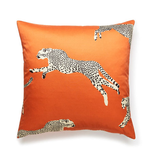 Purchase SCCHEETPILL0002 Leaping Cheetah, Clementine - Scalamandre Pillows