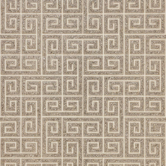 Purchase Scalamandre Wallpaper Pattern SC 0002WP88557 pattern name  Fret Mosaic Grasscloth color name Tiger Eye. 