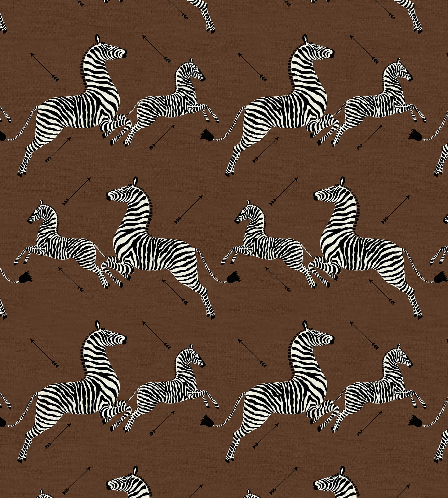 Purchase Scalamandre Fabric Pattern# SC 000316496M, Zebras - Fabric Safari Brown 3