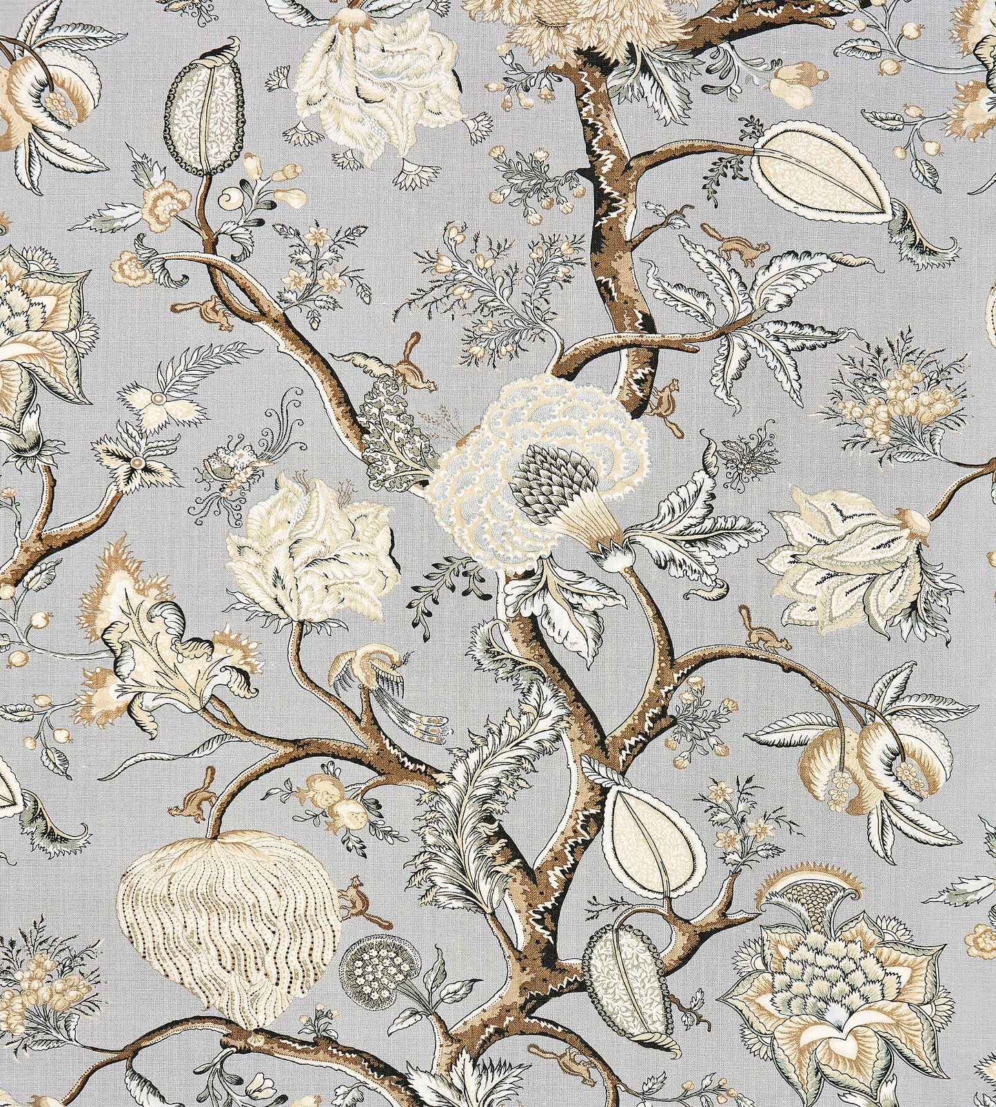 Purchase Scalamandre Fabric SKU# SC 000316556, Pondicherry Linen Print Mineral 1