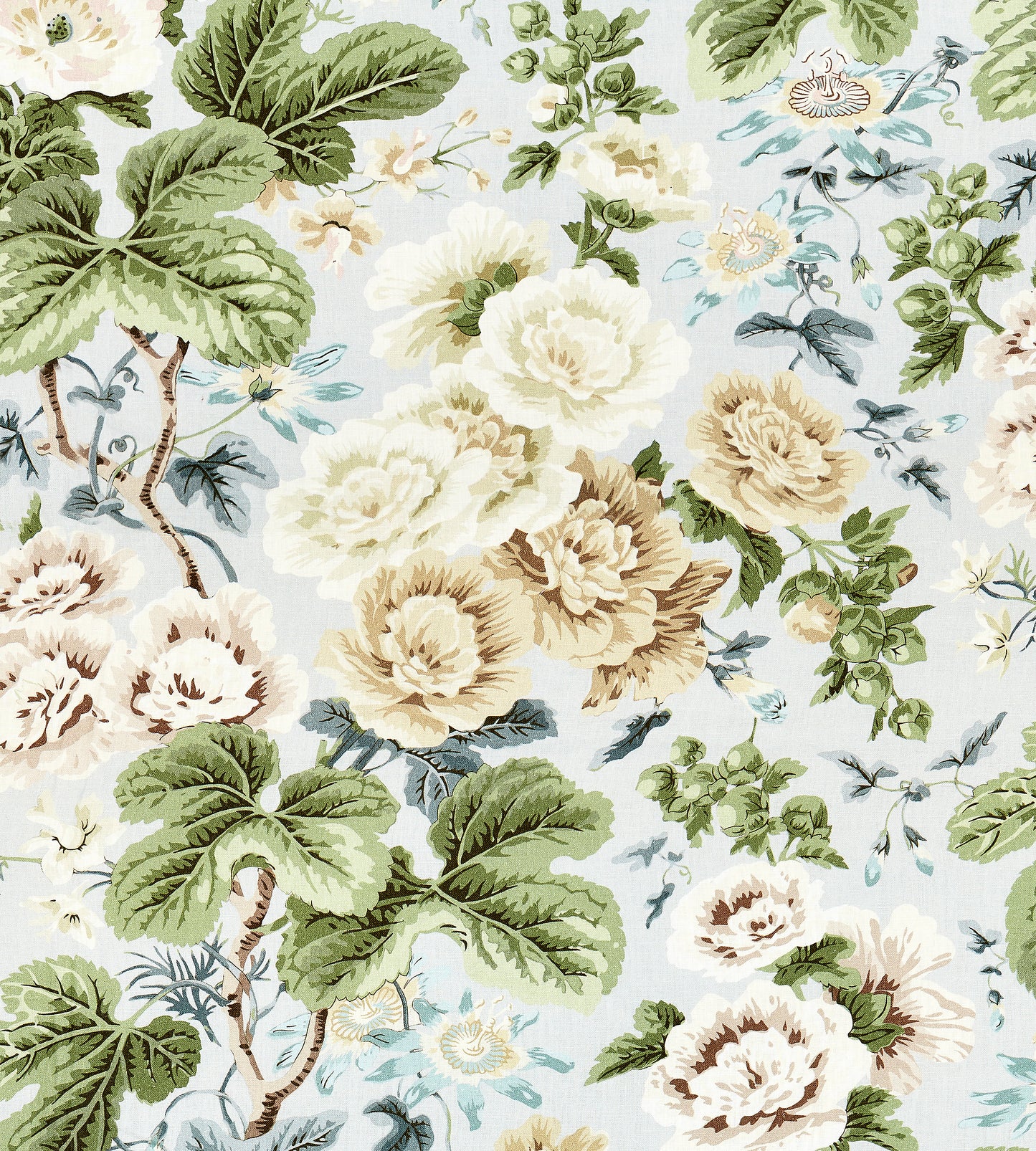 Purchase Scalamandre Fabric Product SC 000316595, Highgrove Linen Print Rain 1