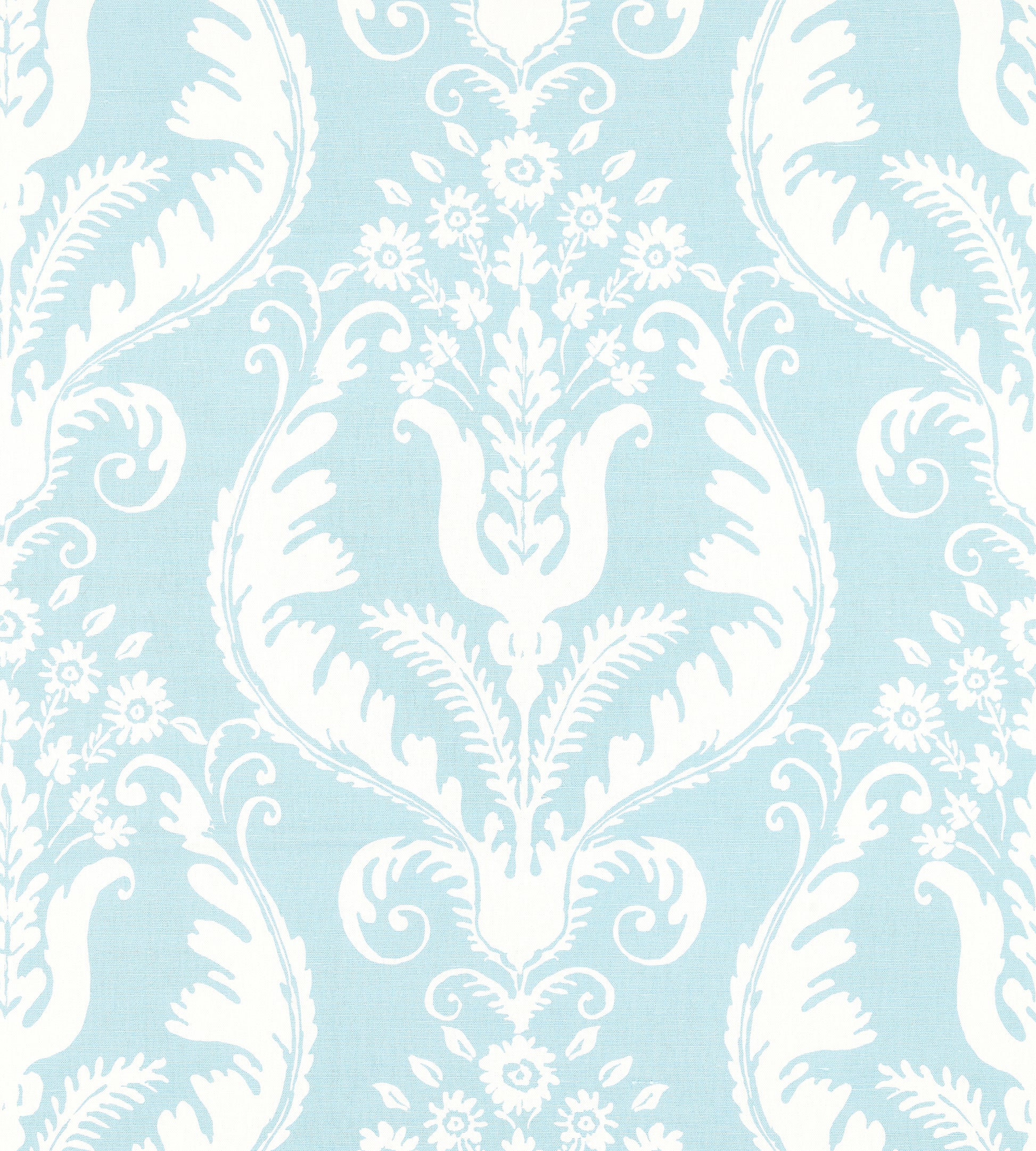 Purchase Scalamandre Fabric Pattern number SC 000316597, Primavera Linen Print Sky 1