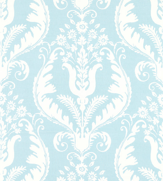 Purchase Scalamandre Fabric Pattern number SC 000316597, Primavera Linen Print Sky 1