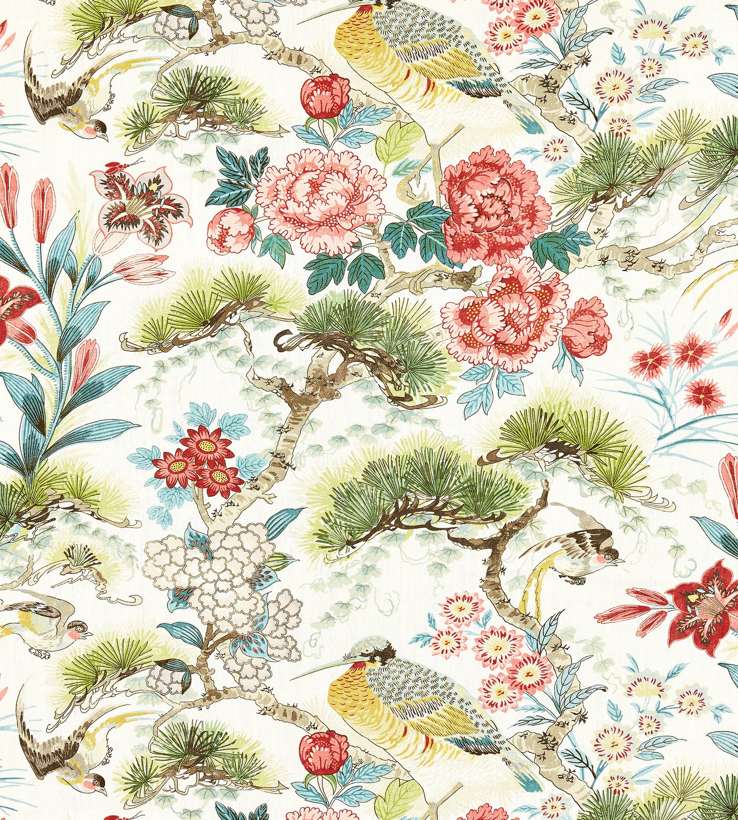 Purchase Scalamandre Fabric Pattern SC 000316601, Shenyang Linen Print Bloom 1