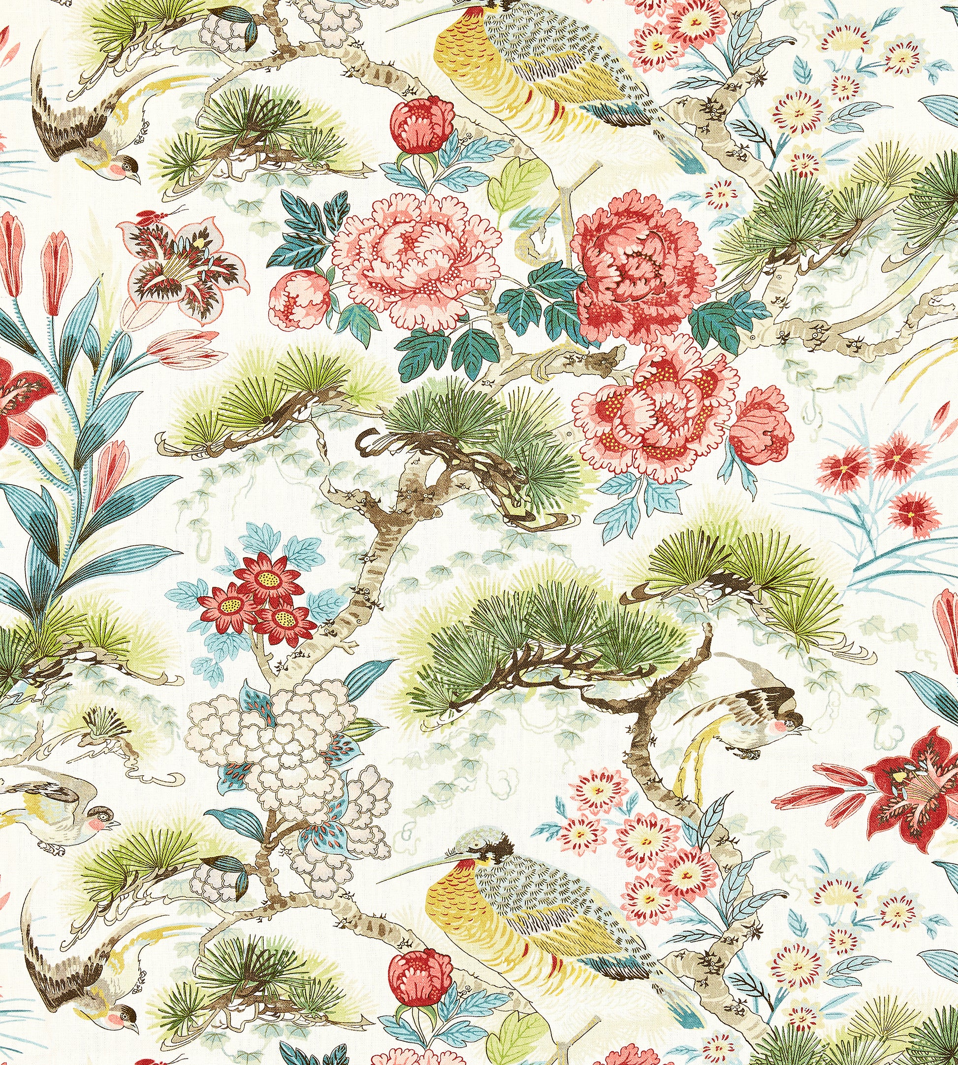 Purchase Scalamandre Fabric Pattern SC 000316601, Shenyang Linen Print Bloom 1