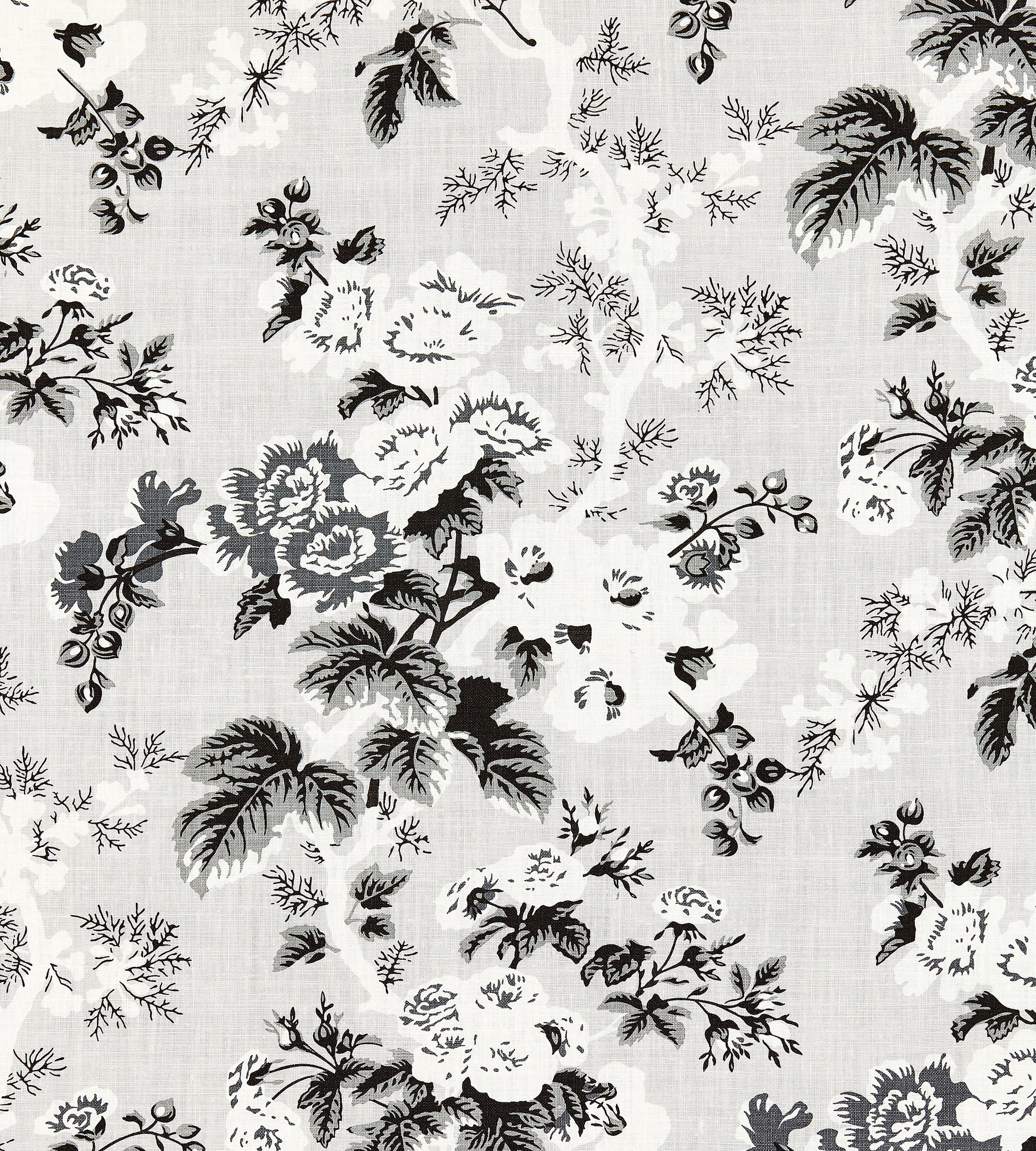 Purchase Scalamandre Fabric Product# SC 000316602, Ascot Linen Print French Grey 1