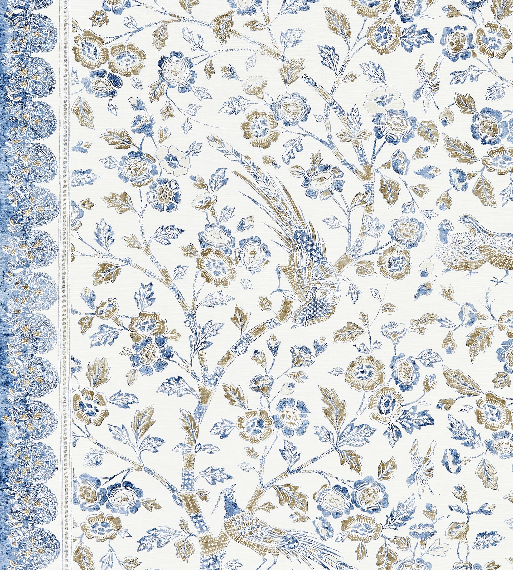 Purchase Scalamandre Fabric Item# SC 000316625, Anissa Print Lakeside 1
