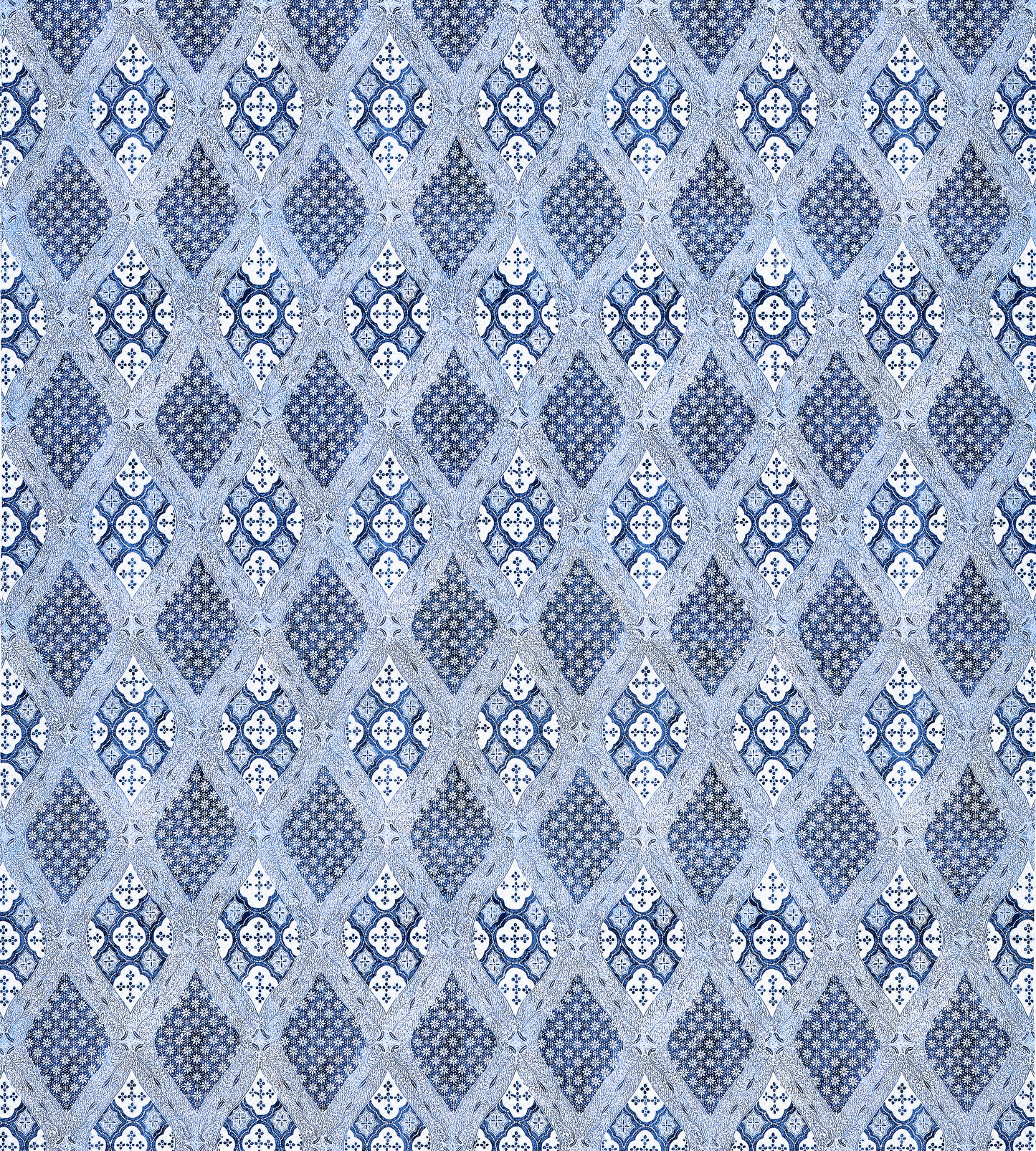 Purchase Scalamandre Fabric Pattern number SC 000316626, Farrah Print Lakeside 2