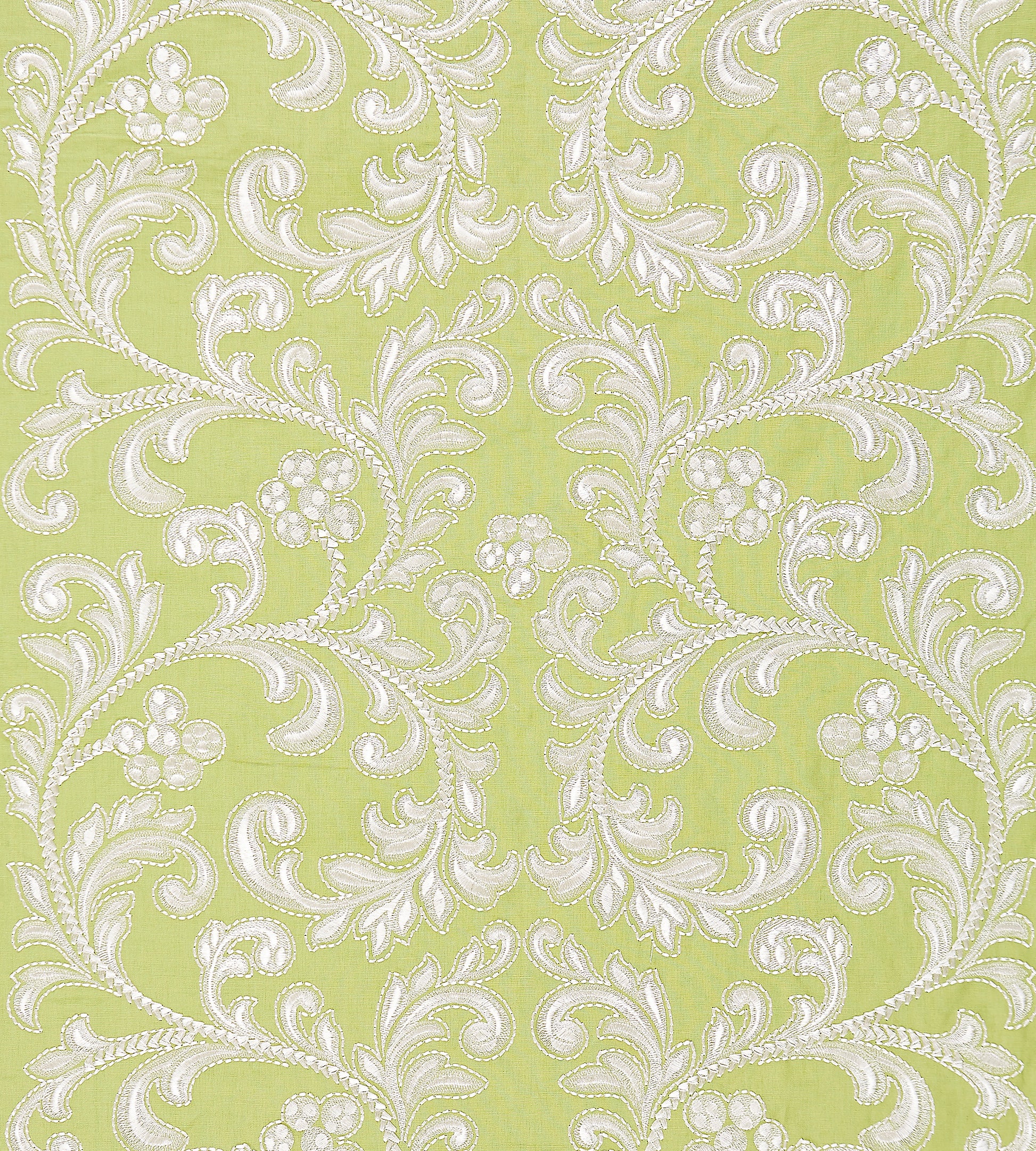 Purchase Scalamandre Fabric Item# SC 000327029, Chiara Embroidery Pear 1