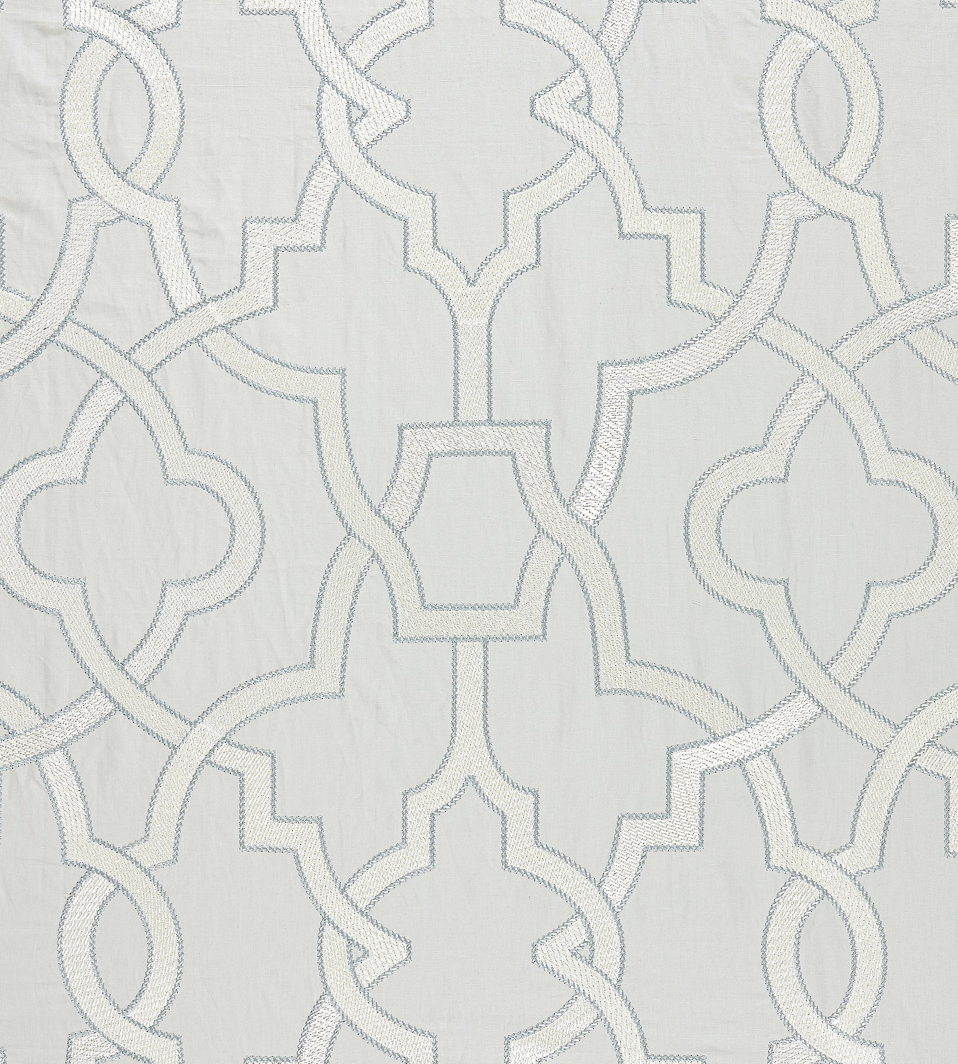 Purchase Scalamandre Fabric Product SC 000327073, Damascus Embroidery Pearl Grey 1