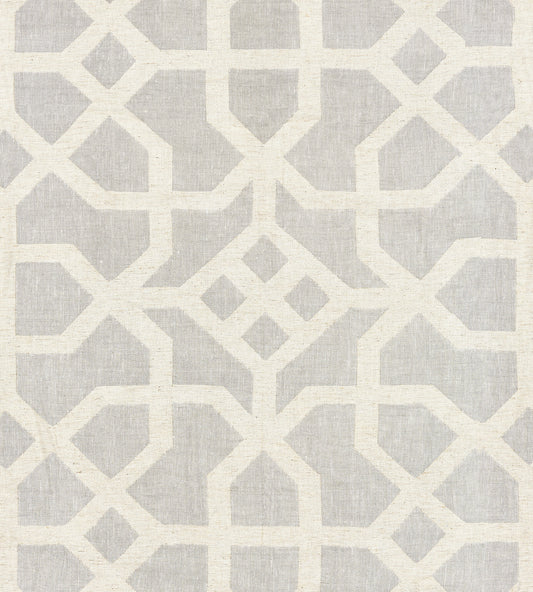Purchase Scalamandre Fabric Pattern# SC 000327149, Linen Lattice Nickel & Greige 1