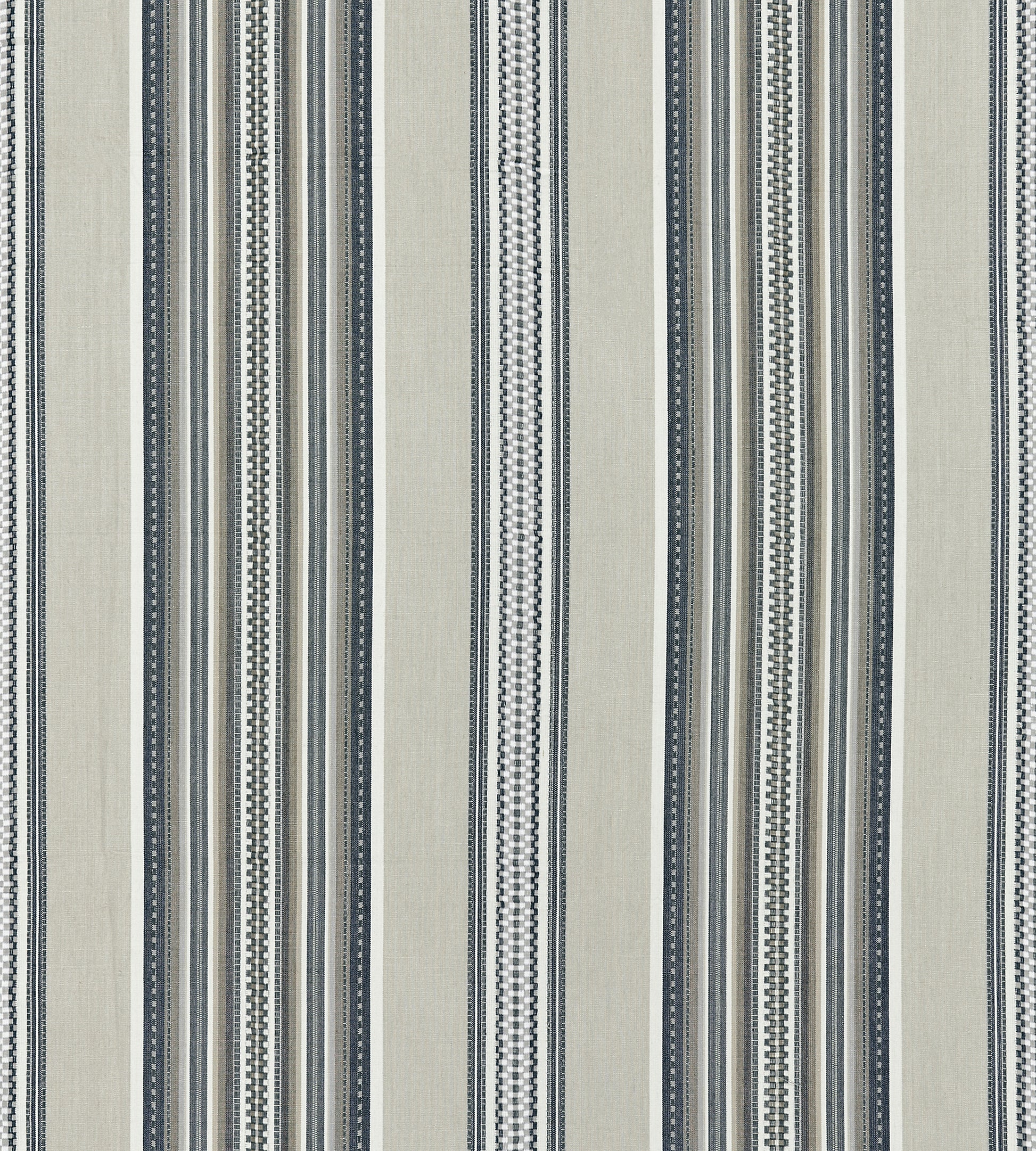 Purchase Scalamandre Fabric Pattern# SC 000327180, Cyrus Cotton Stripe Stone 1
