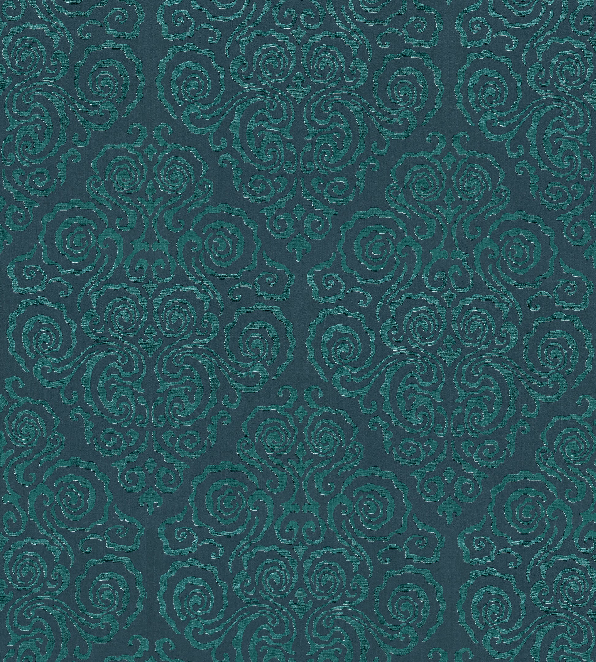 Purchase Scalamandre Fabric SKU SC 000327219, Cirrus Velvet Damask Emerald 6