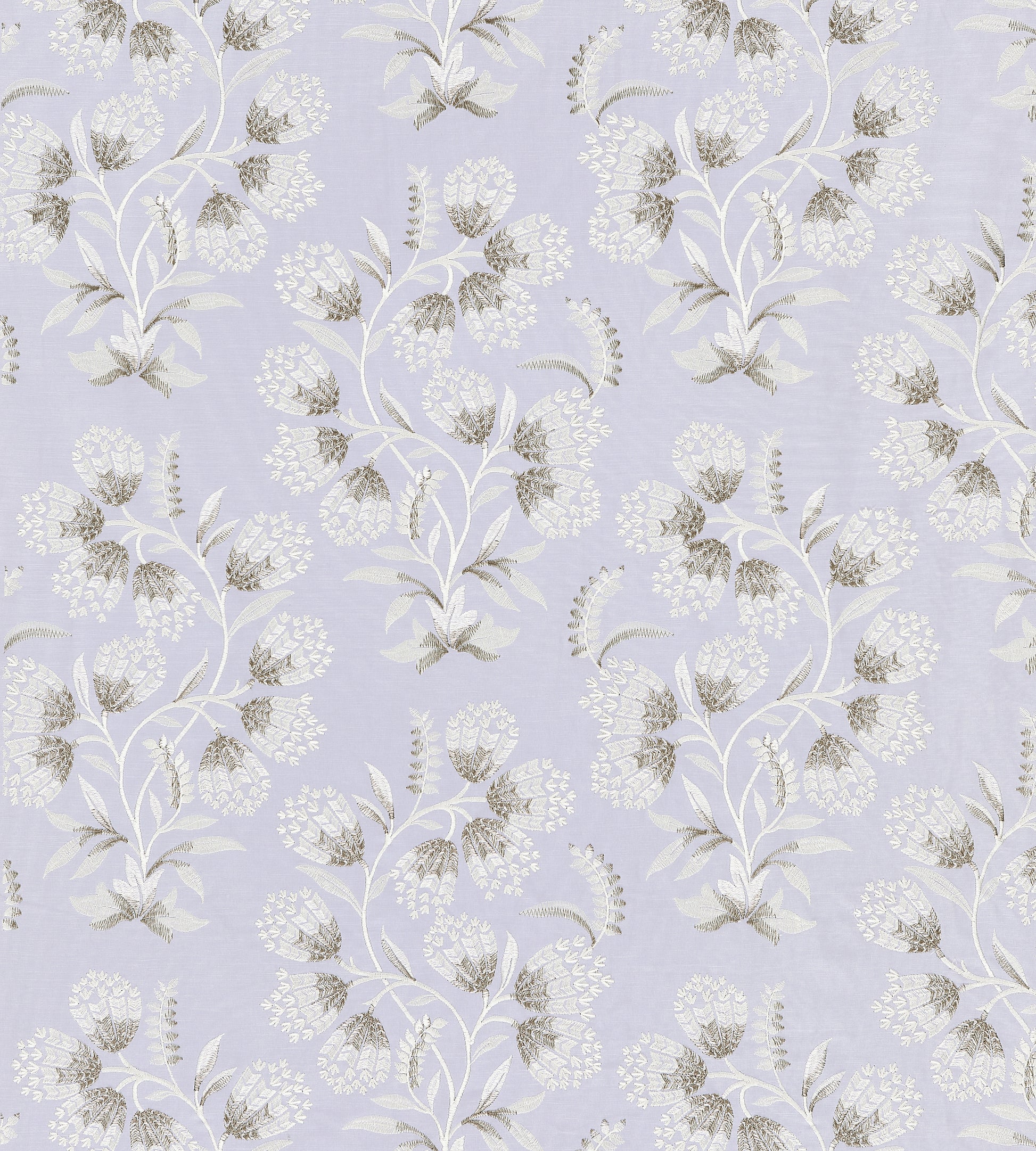 Purchase Scalamandre Fabric Pattern SC 000327233, Hana Embroidery Lilac 1