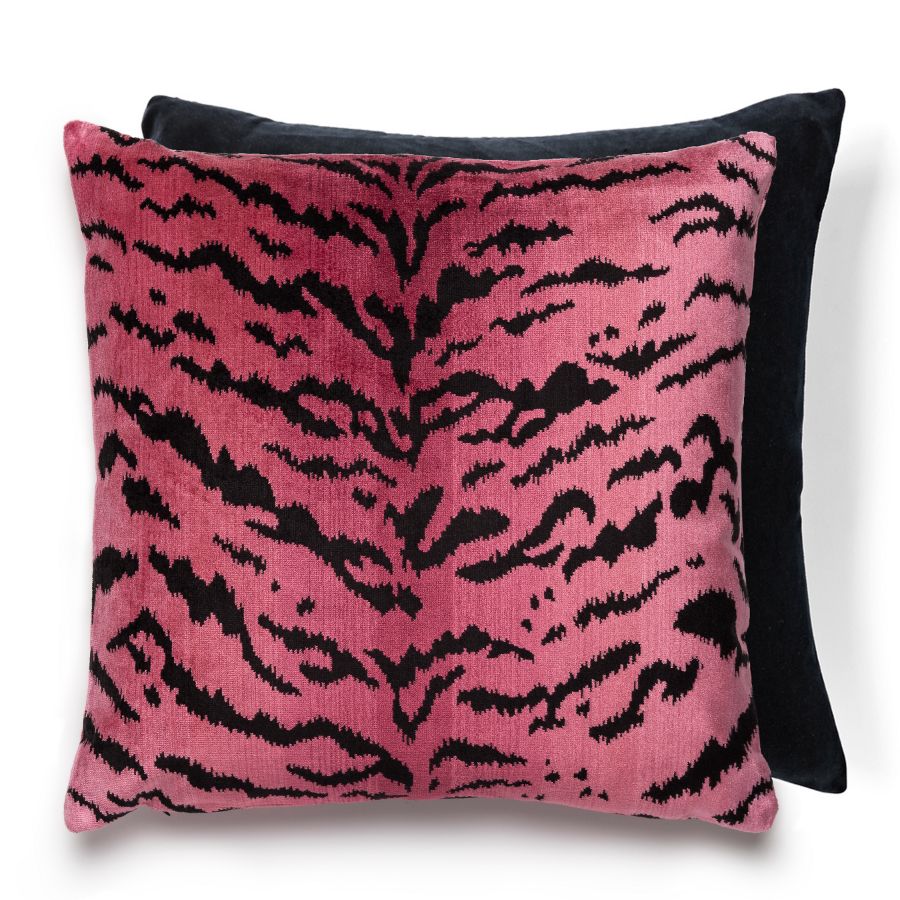 Purchase SCATIGRPILL0003 Tigre/Velvet, Reds & Black / Black - Scalamandre Pillows