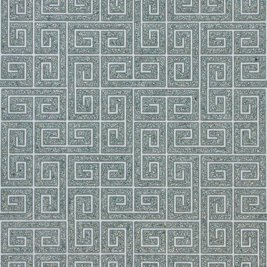 Purchase Scalamandre Wallpaper Item SC 0003WP88557 pattern name  Fret Mosaic Grasscloth color name Mineral. 