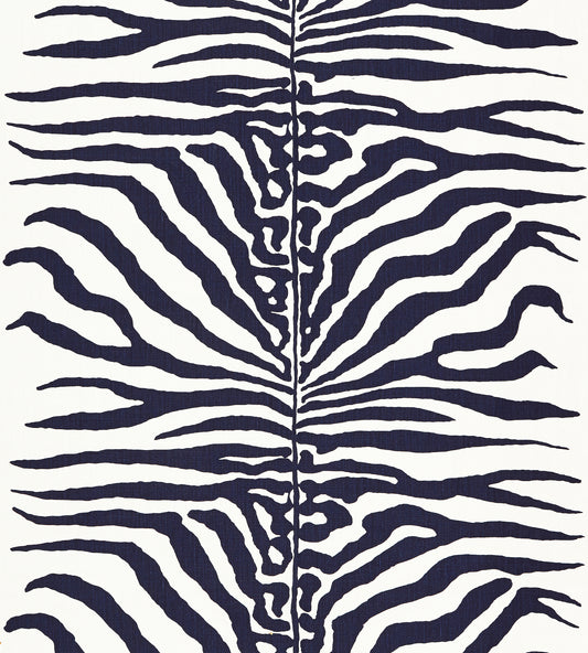 Purchase Scalamandre Fabric SKU# SC 000416366M, Zebra Navy 1