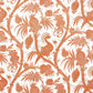 Purchase Scalamandre Fabric Pattern number SC 000416575, Balinese Peacock Linen Print Mandarin 1