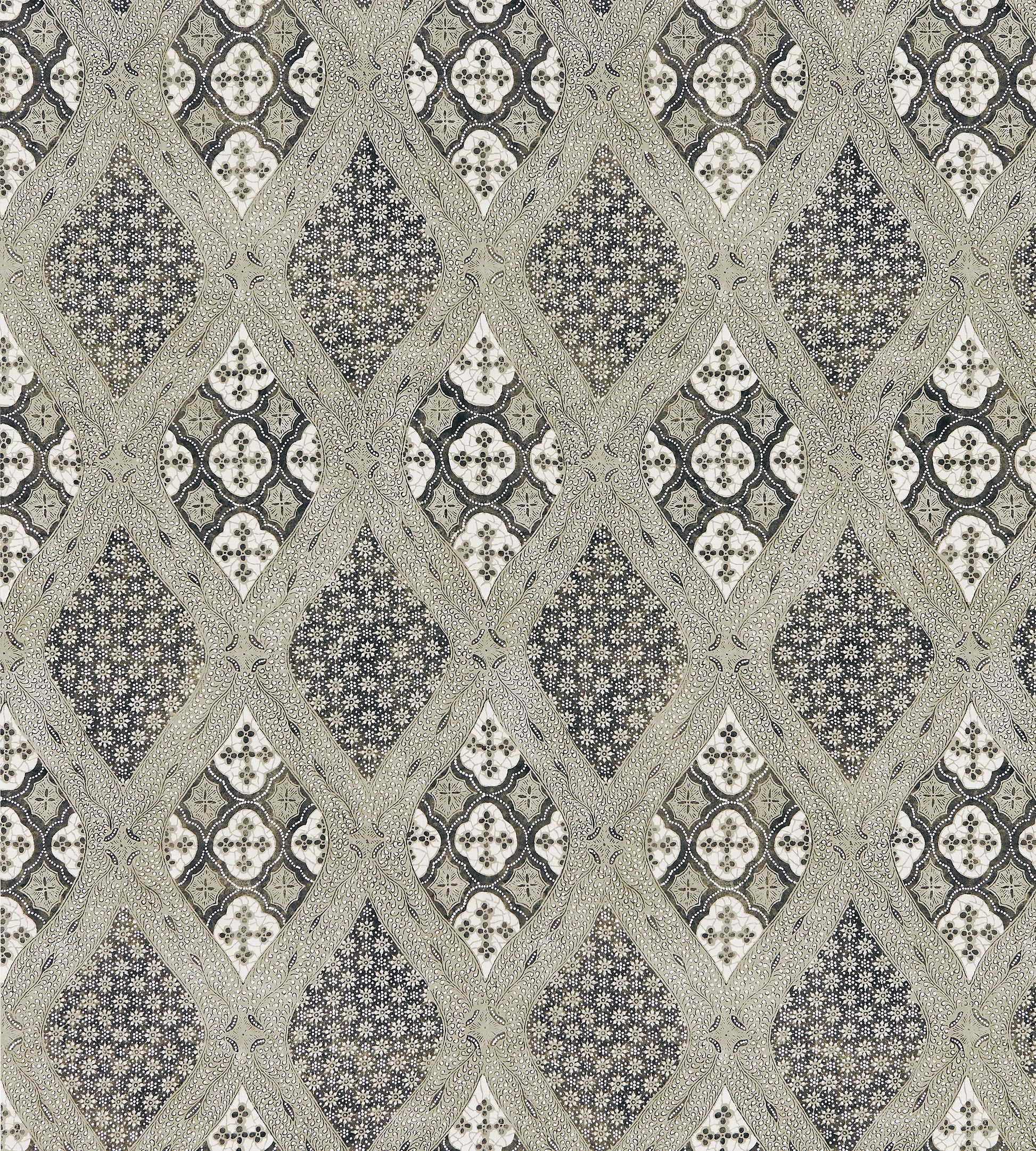 Purchase Scalamandre Fabric Product SC 000416626, Farrah Print Truffle 1
