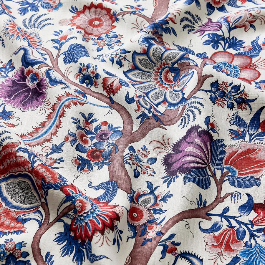 Purchase Scalamandre Fabric SKU# SC 000416649, Metropolitan Palampore Print Red Multi 1