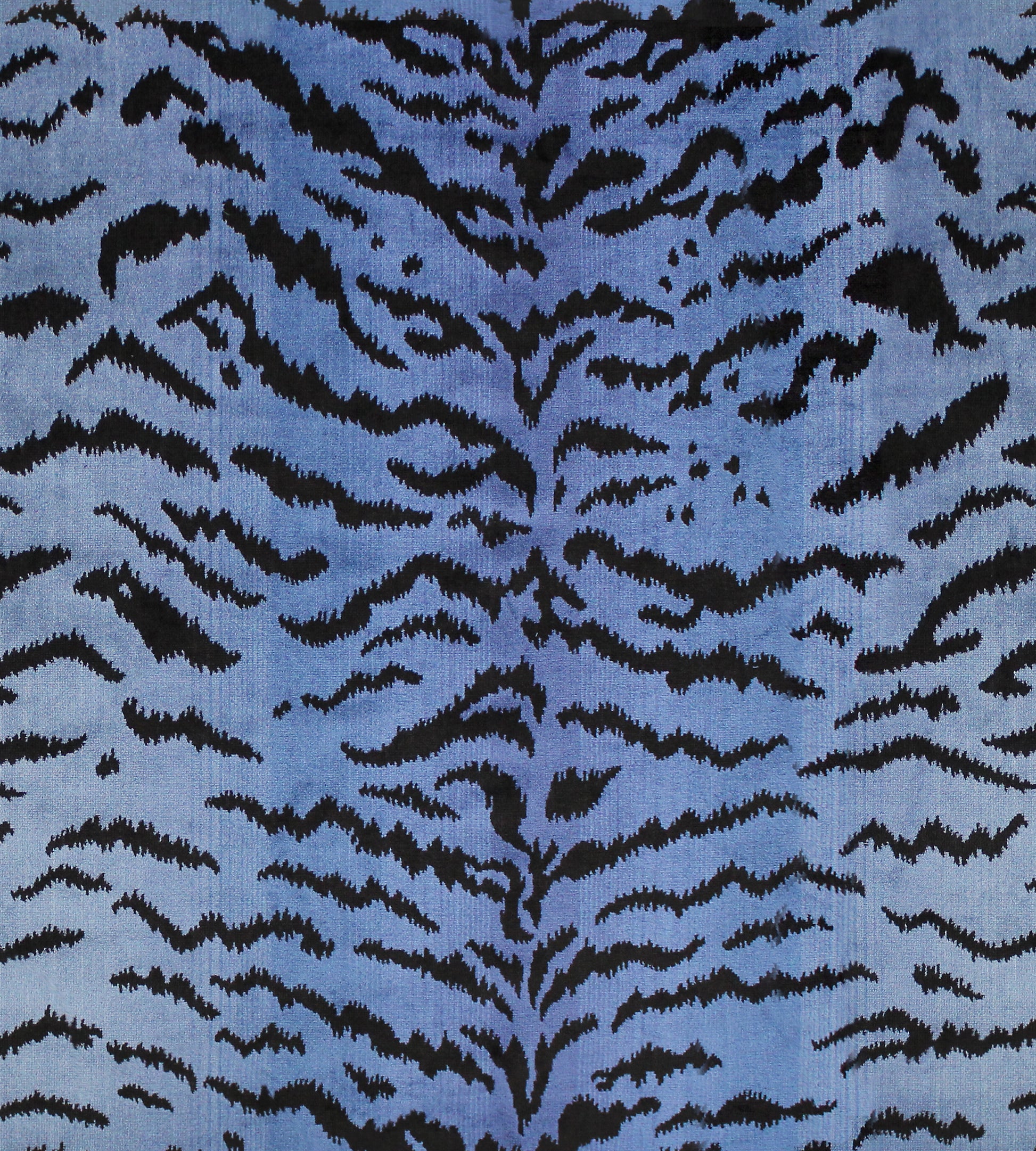 Purchase Scalamandre Fabric Pattern# SC 000426167MMA, Tigre Blues & Black 1