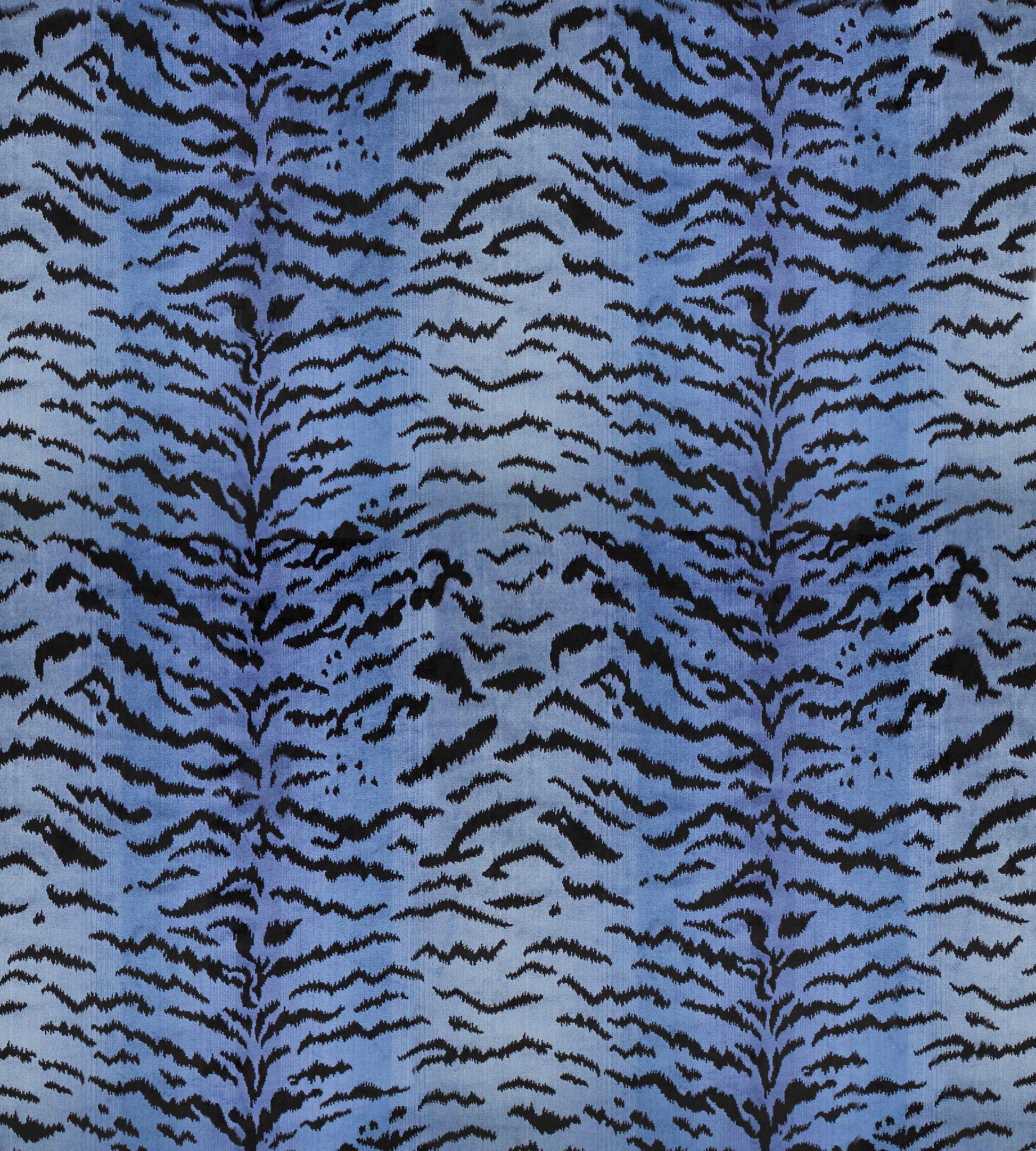 Purchase Scalamandre Fabric Pattern# SC 000426167MMA, Tigre Blues & Black 6