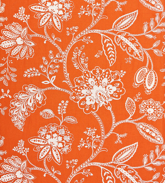 Purchase Scalamandre Fabric Pattern# SC 000427011, Kaveri Vine Mandarin 1