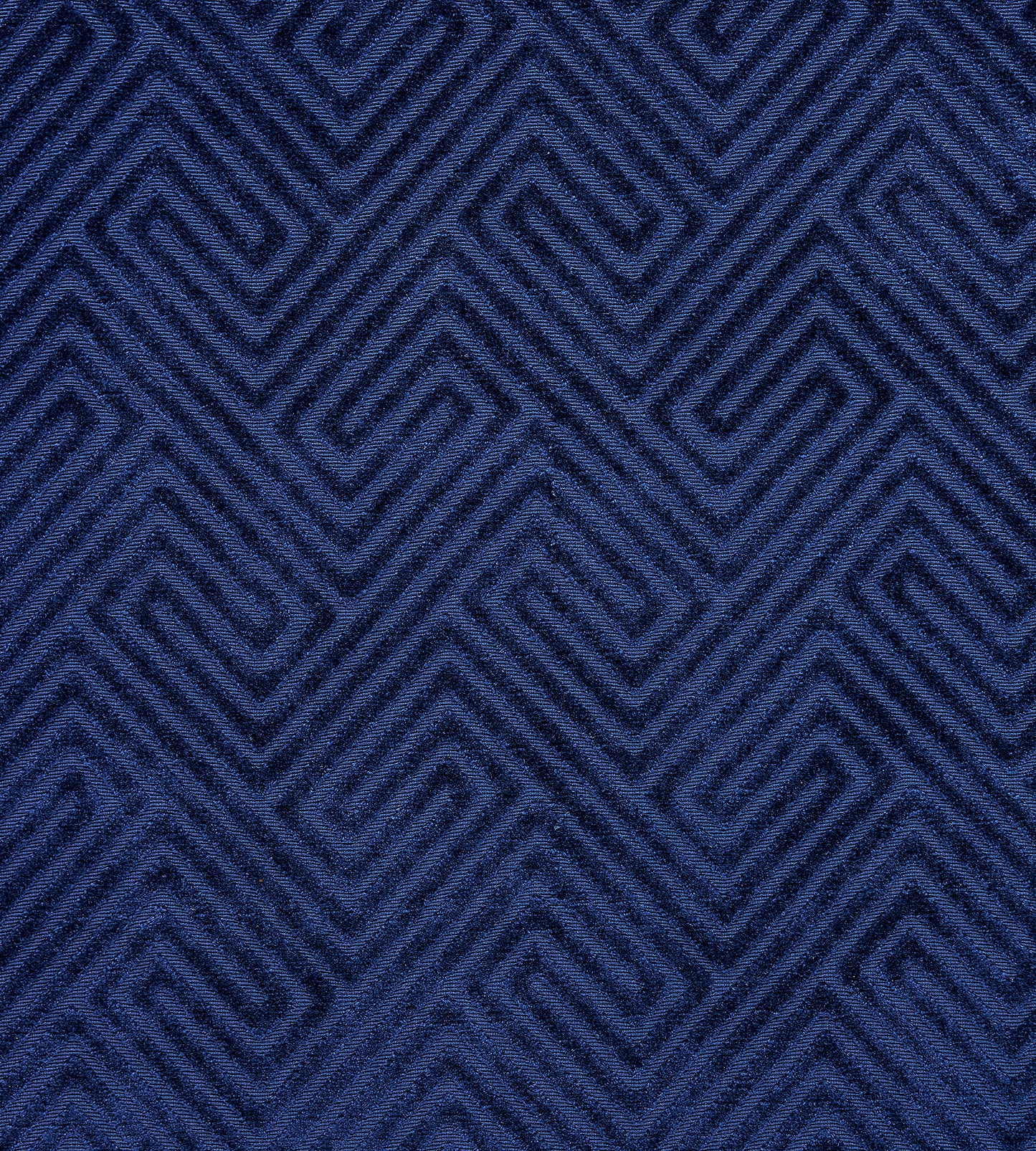 Purchase Scalamandre Fabric Item SC 000427060, Meander Velvet Navy 1
