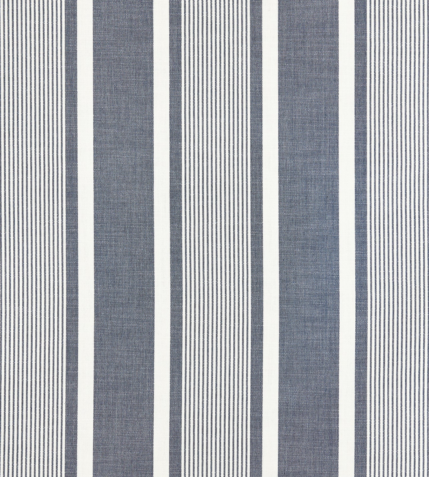 Purchase Scalamandre Fabric Product SC 000427111, Wellfleet Stripe Denim 1