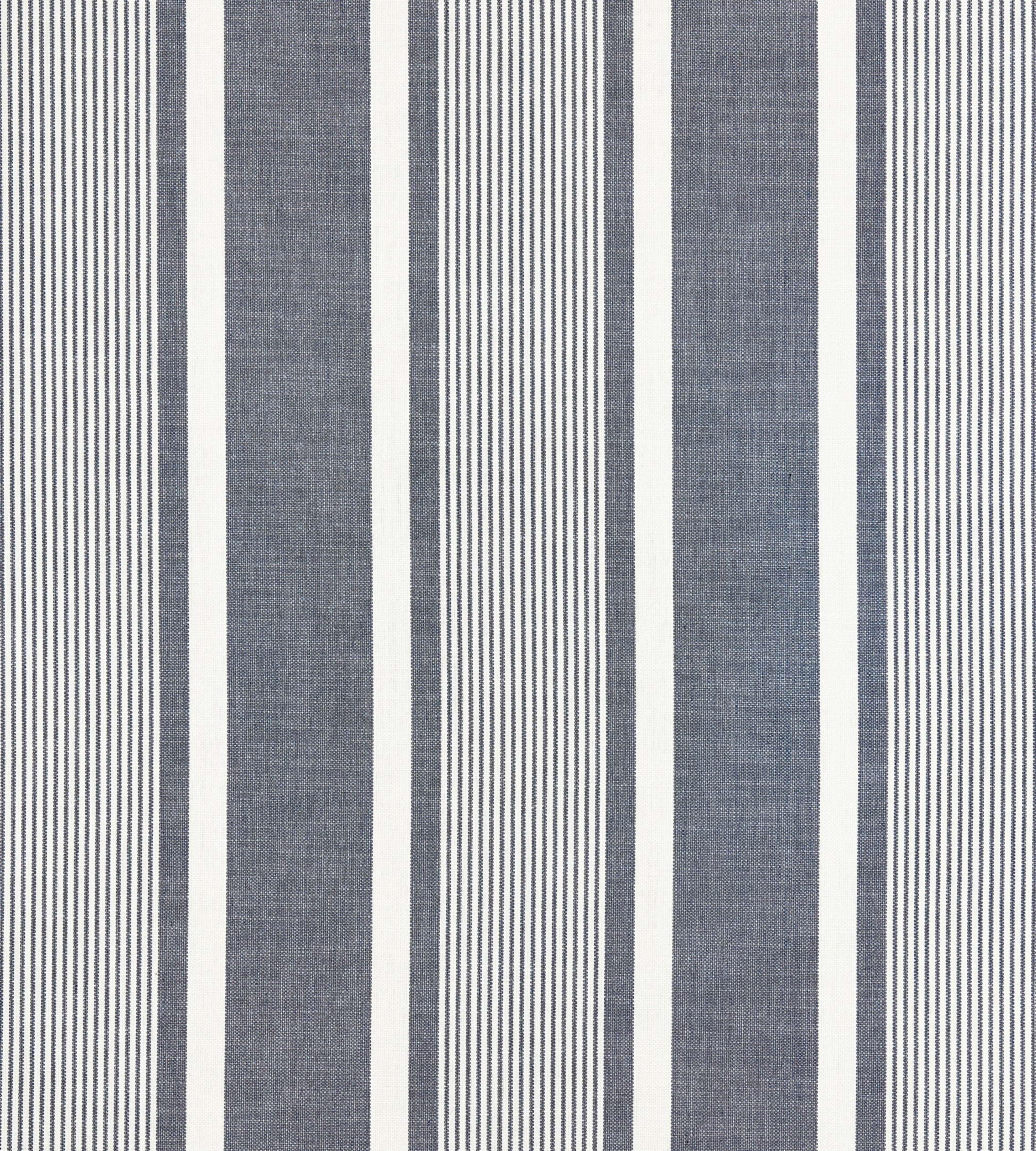 Purchase Scalamandre Fabric Product SC 000427111, Wellfleet Stripe Denim 1