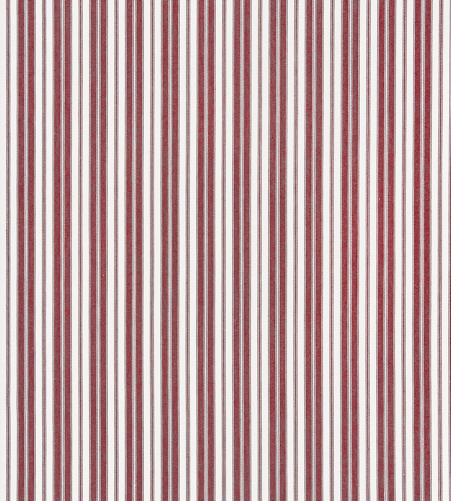 Purchase Scalamandre Fabric Item SC 000427115, Devon Ticking Stripe Currant 1