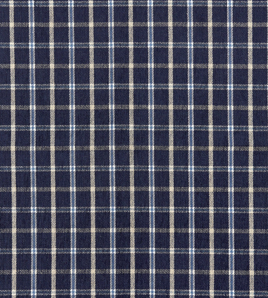 Purchase Scalamandre Fabric SKU SC 000427121, Bristol Plaid Navy 1
