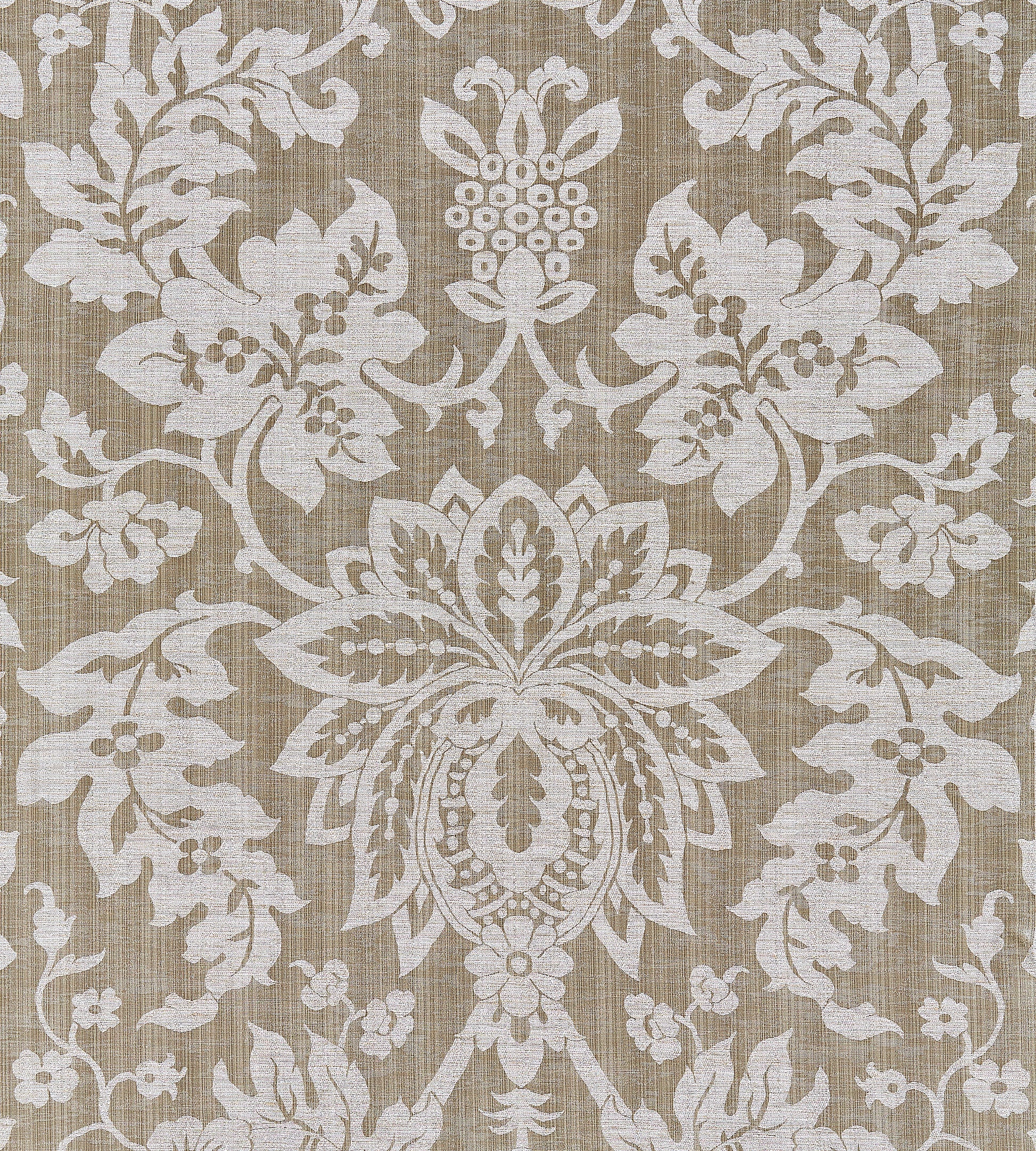 Purchase Scalamandre Fabric Product SC 000427136, Metalline Damask Smoke 1