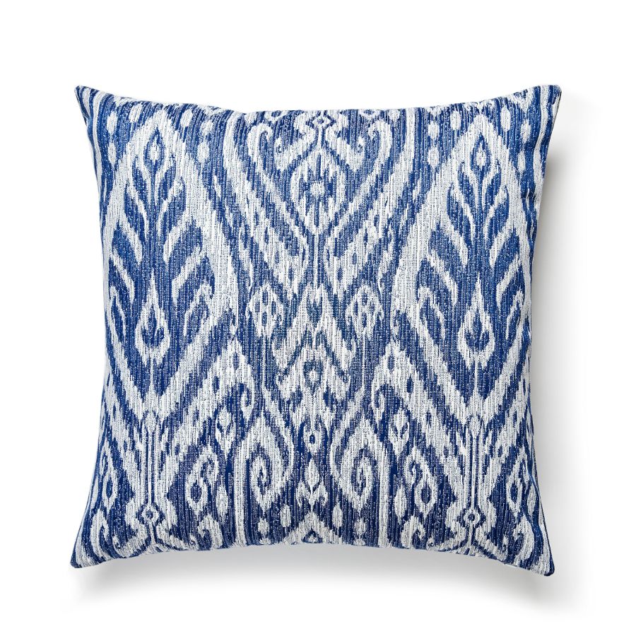 Purchase SCBORNPILL0004 Borneo Ikat Outdoor, Indigo - Scalamandre Pillows