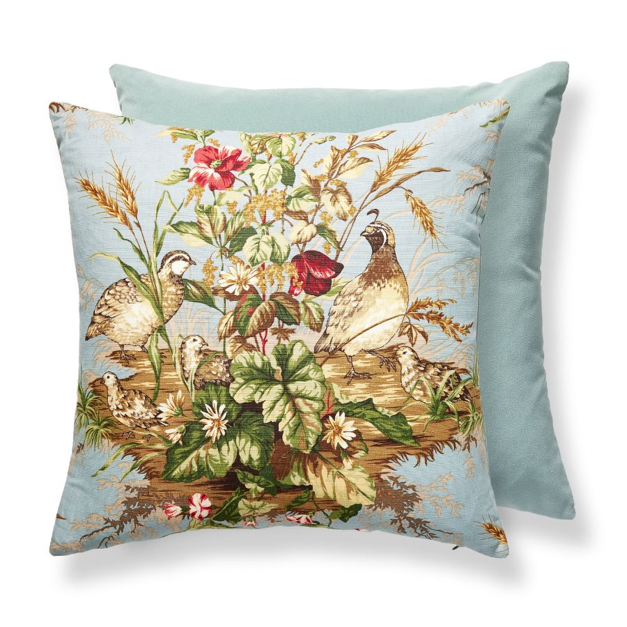 Purchase SCEDWINPILL0004 Edwin'S Covey, Multi On London Blue - Scalamandre Pillows