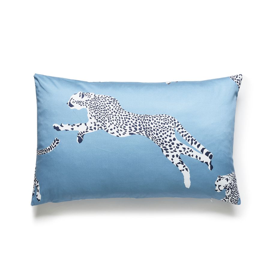 Purchase SCLCHEETPIL0004 Leaping Cheetah, Cloud Nine - Scalamandre Pillows
