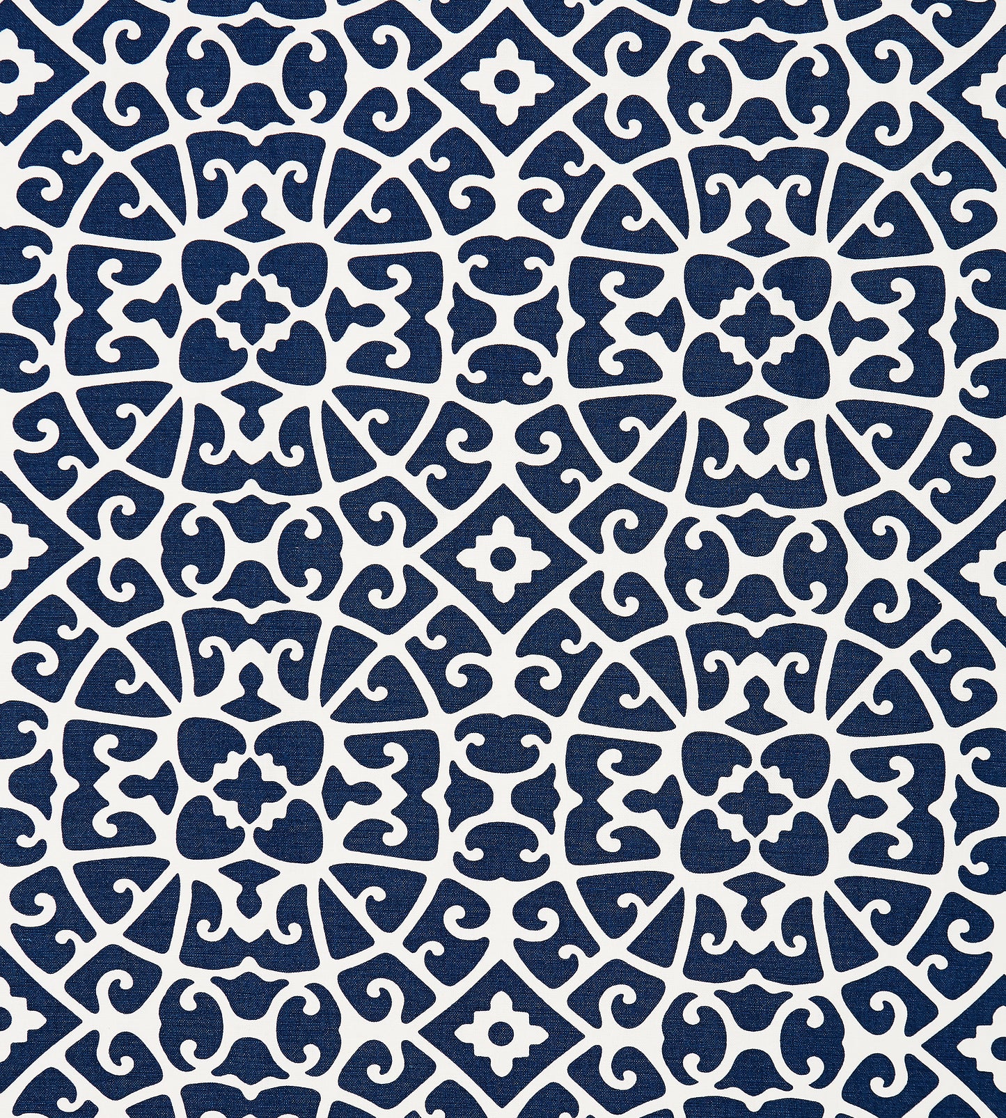 Purchase Scalamandre Fabric Item# SC 000516559, Anshun Lattice Indigo 1