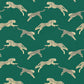 Purchase Scalamandre Fabric Item# SC 000516634, Leaping Cheetah Cotton Print Evergreen 4