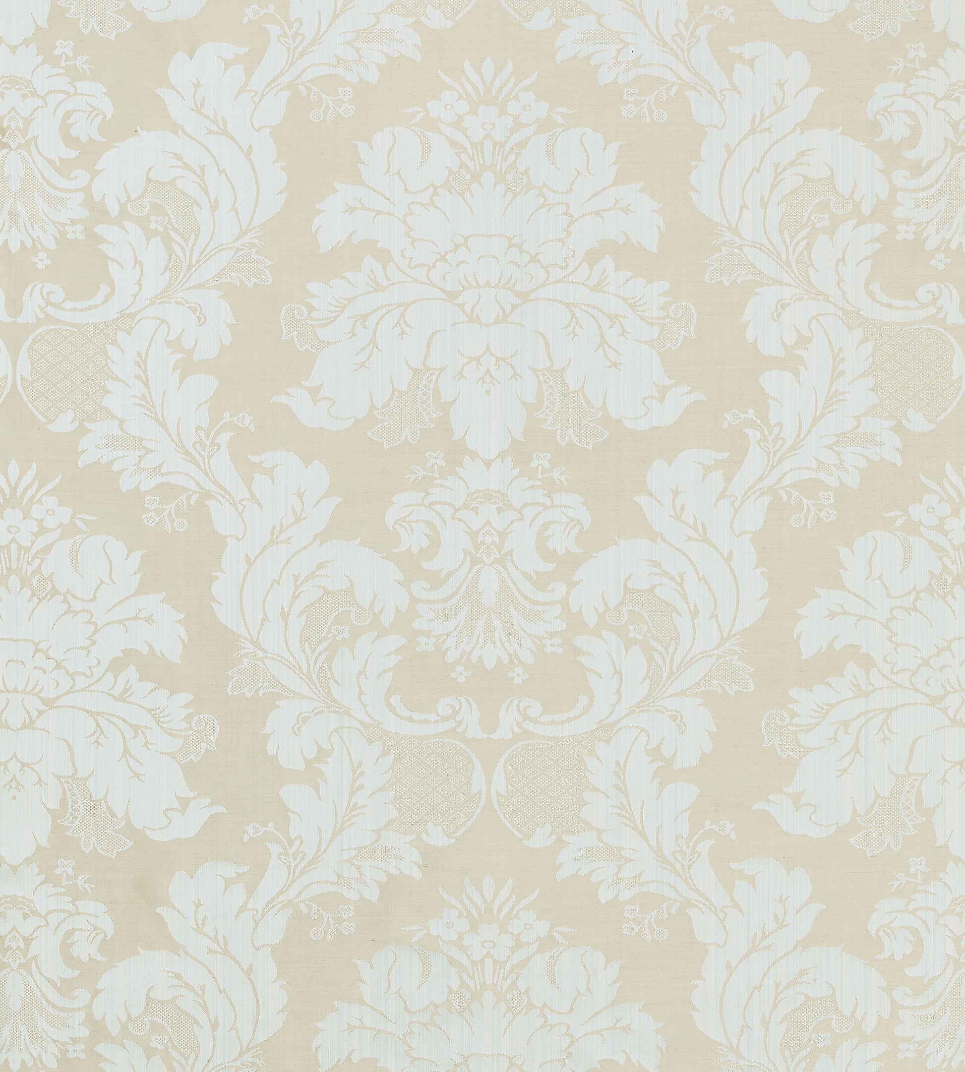 Purchase Scalamandre Fabric SKU# SC 000520166M, Damasco Sienese Mist Grey On Blue Strie 1