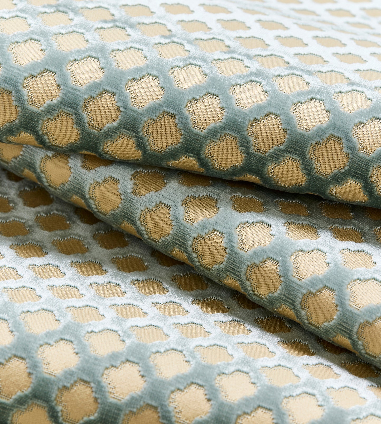 Purchase Scalamandre Fabric Item# SC 000526692, Pomfret - Silk Blue On Beige 2