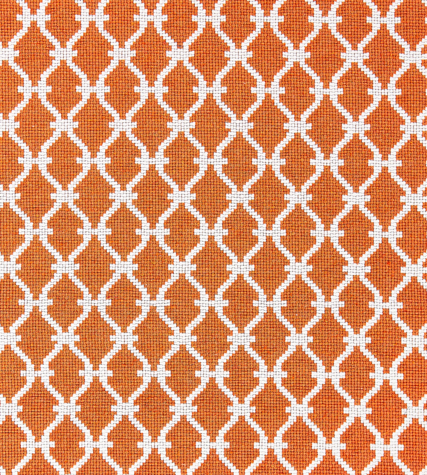 Purchase Scalamandre Fabric Product# SC 000527009, Trellis Weave Mandarin 1