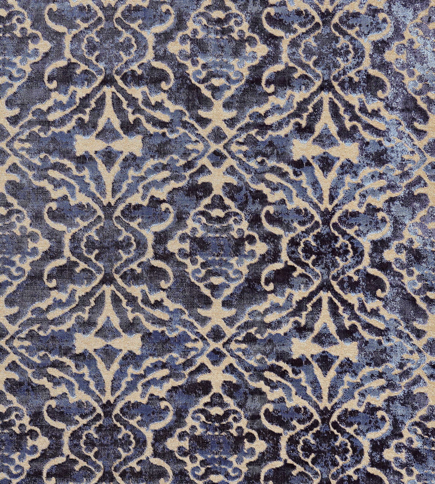 Purchase Scalamandre Fabric Product SC 000527084, Palazzo Velvet Indigo 1
