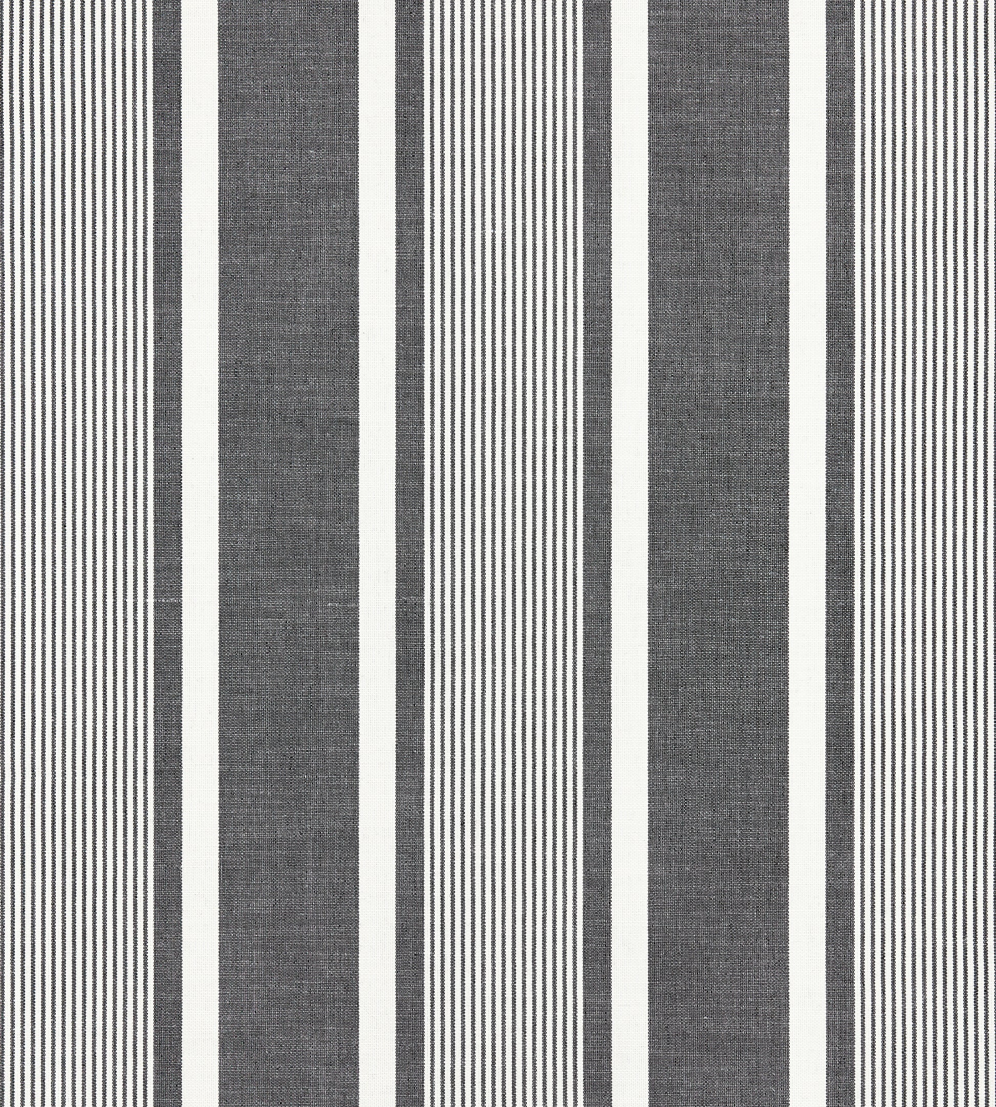 Purchase Scalamandre Fabric Product# SC 000527111, Wellfleet Stripe Carbon 1