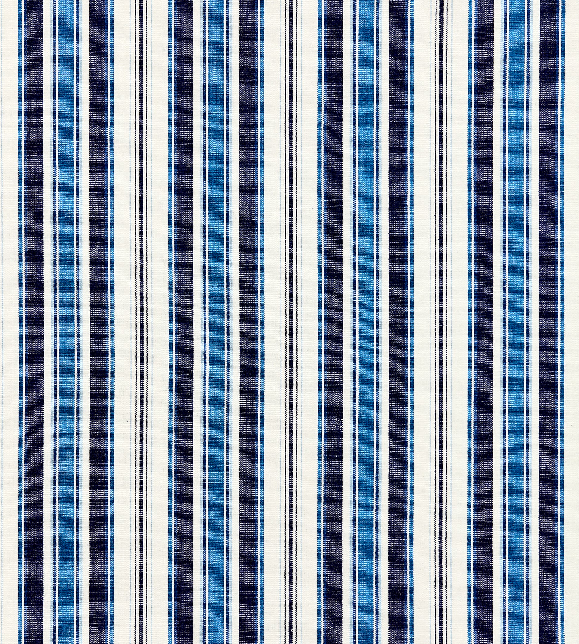 Purchase Scalamandre Fabric Product# SC 000527113, Andover Cotton Stripe Indigo 1