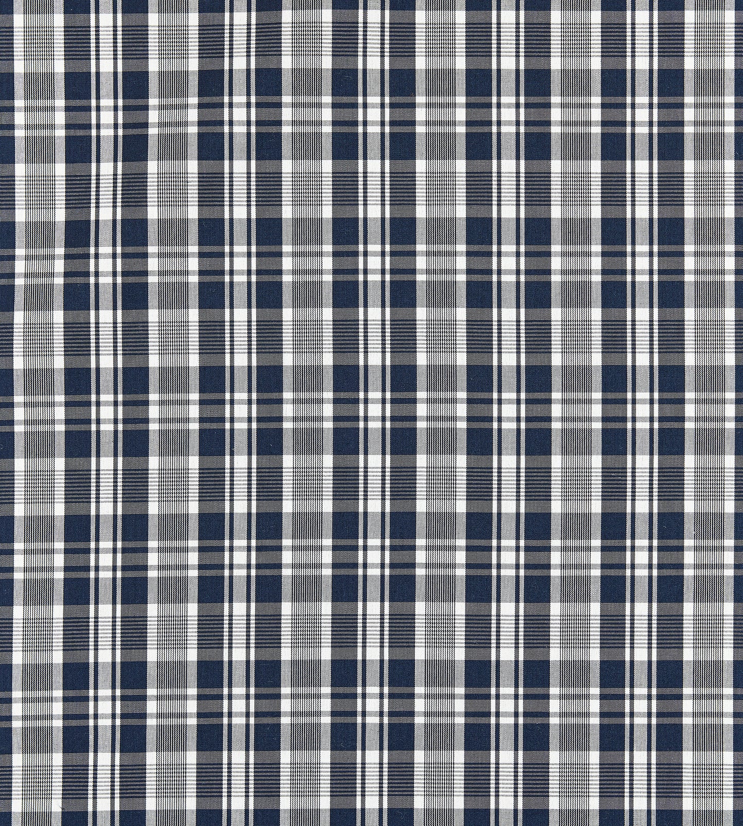 Purchase Scalamandre Fabric Item# SC 000527122, Preston Cotton Plaid Navy 1