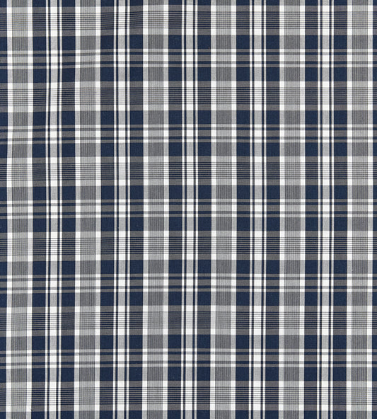 Purchase Scalamandre Fabric Item# SC 000527122, Preston Cotton Plaid Navy 1