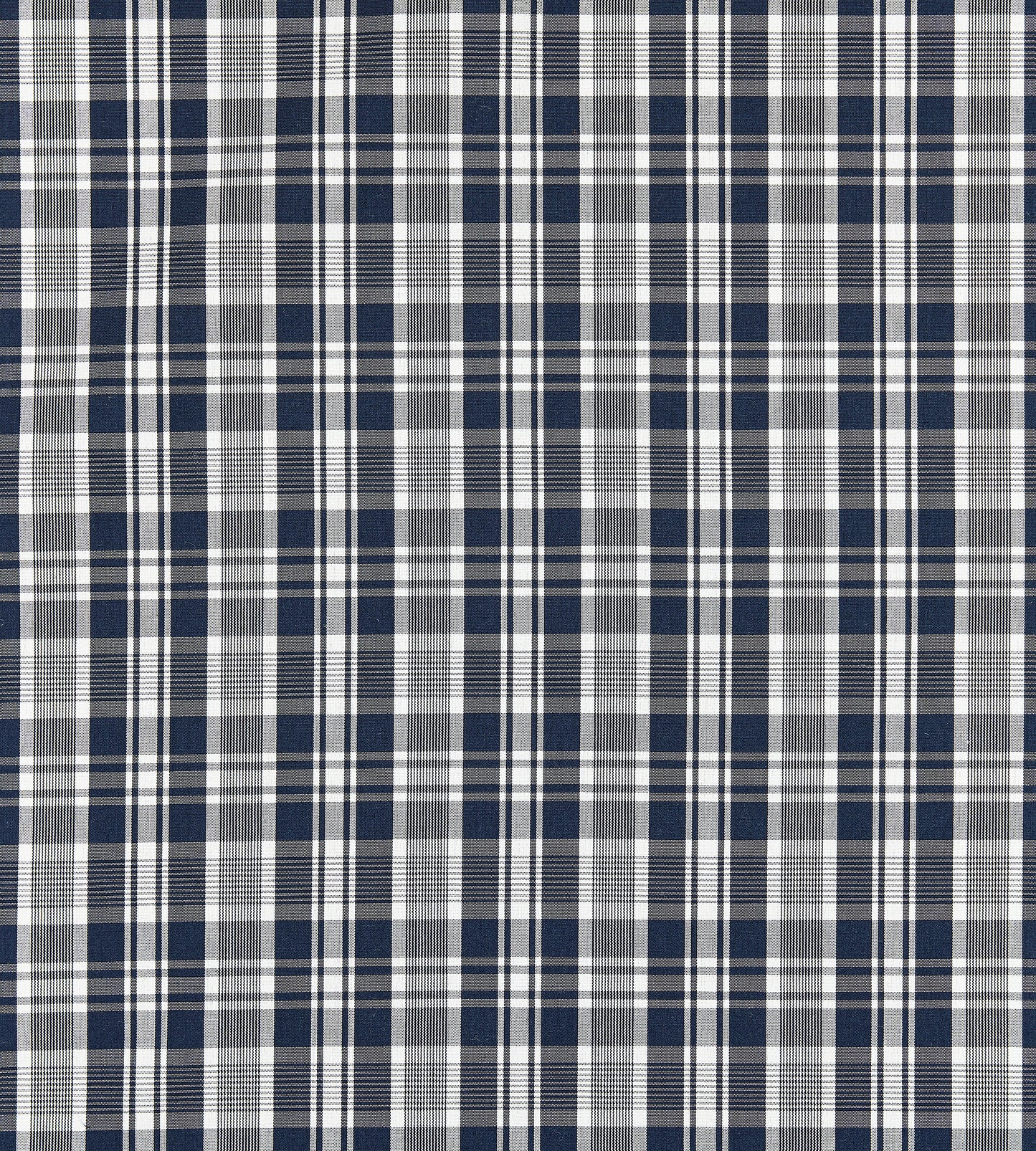 Purchase Scalamandre Fabric Item# SC 000527122, Preston Cotton Plaid Navy 1