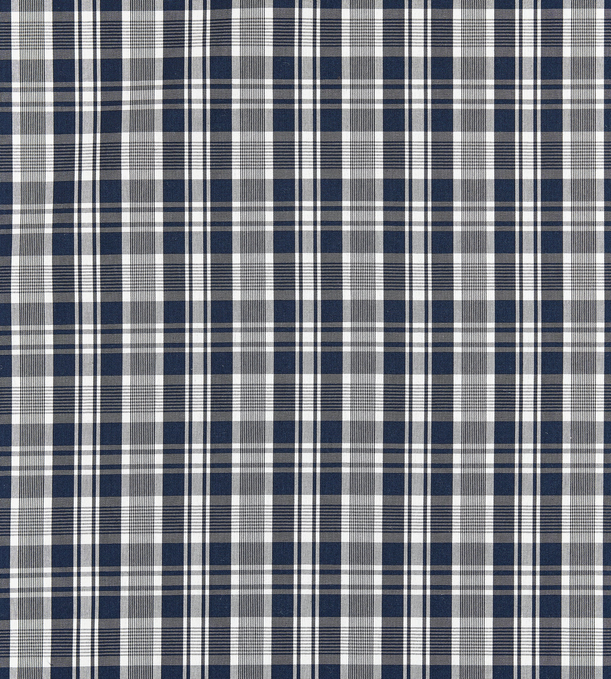 Purchase Scalamandre Fabric Item# SC 000527122, Preston Cotton Plaid Navy 1