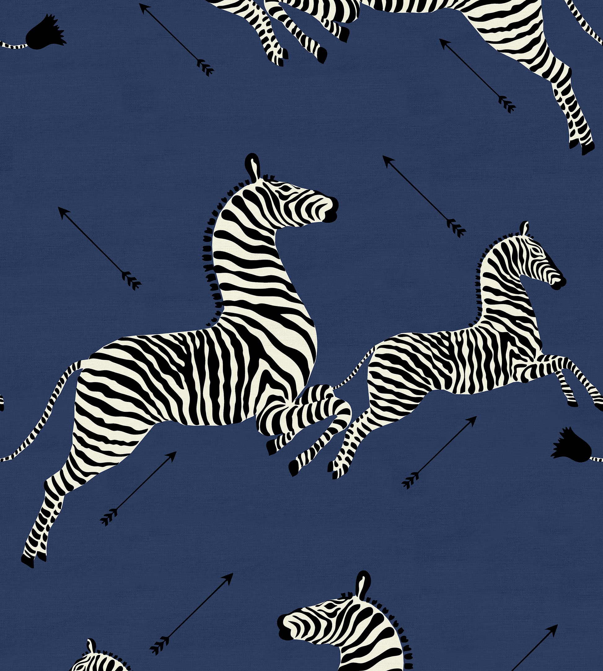 Purchase Scalamandre Fabric SKU SC 000536378, Zebras - Outdoor Denim 1