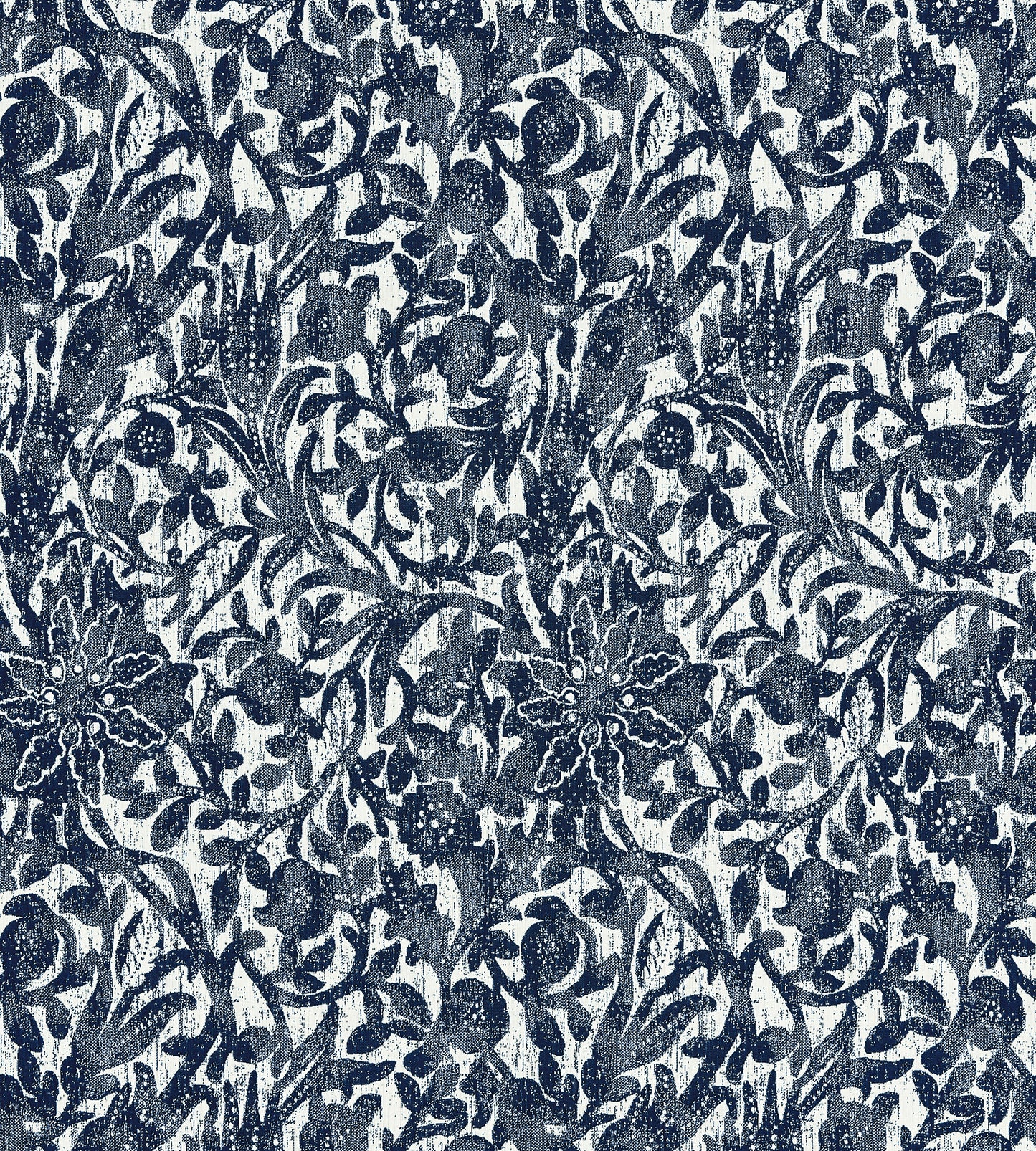 Purchase Scalamandre Fabric SKU SC 000627195, Bali Floral Ultramarine 1